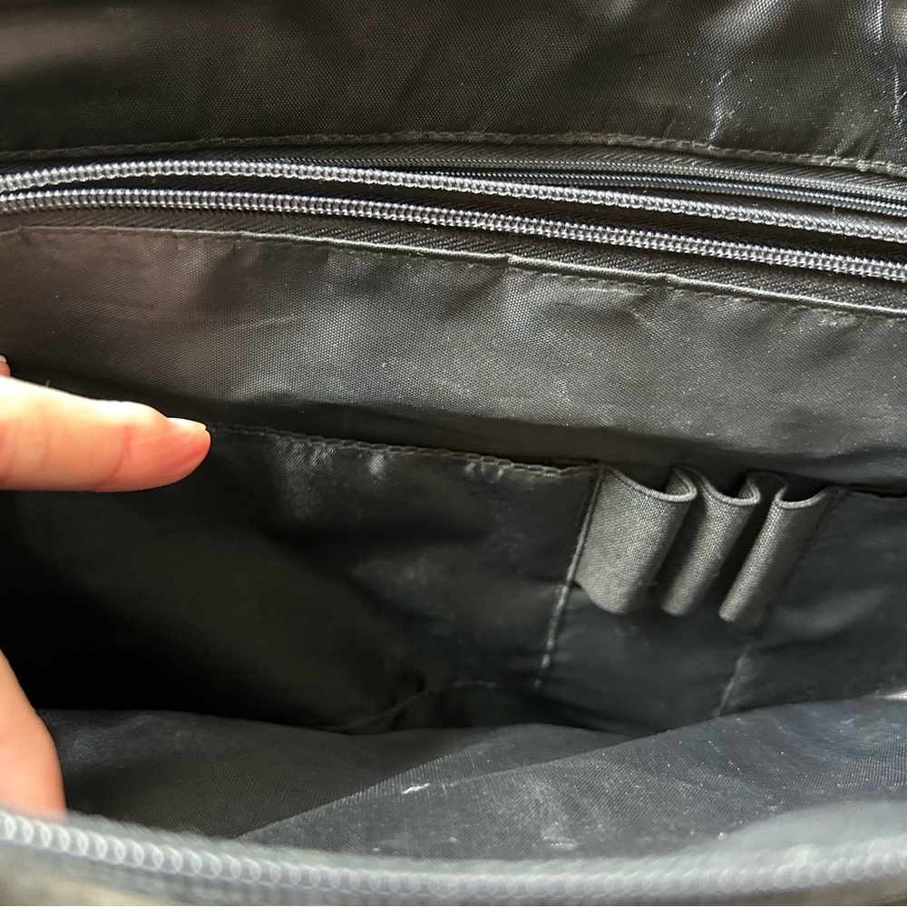 Wilsons Leather Black Computer Work Briefcase Bag - image 5